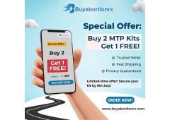 Buy 2 MTP Kits online now and get 1 free instantly