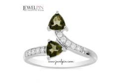 Get Noticed with JewelPin’s Real Green Moldavite Gemstone Jewellery Collection